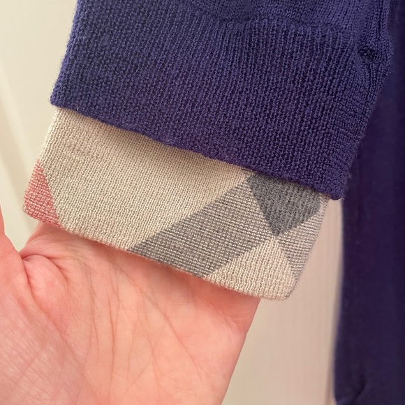 Burberry Brit Wool Top (Eggplant; S) - Picture 4 of 5